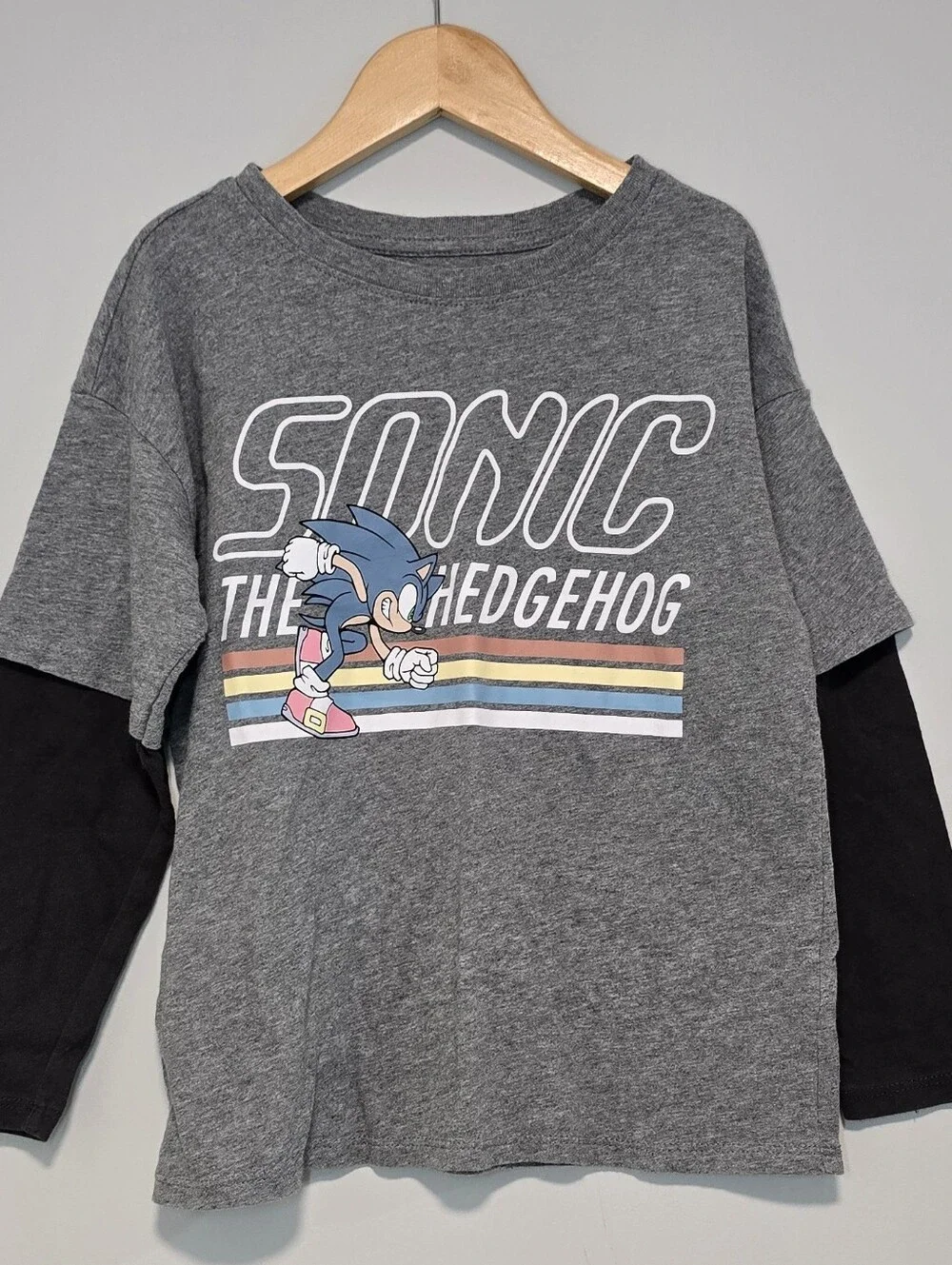 Sonic The Hedgehog™ Oversized Two-In-One Graphic T-Shirt for Boys